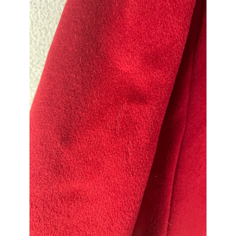 Worumbo 100% Wool Blazer Red Womens Vintage Coat Jacket Tailored USA M/L - Picture 13 of 13